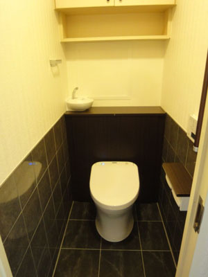 リフォームで海外風トイレへ